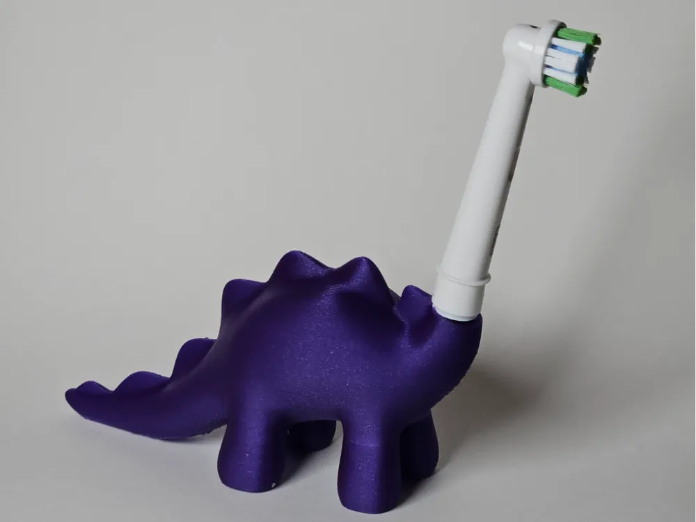 Oral-B and Philips Toothbrush Head Holder Dinosaur
