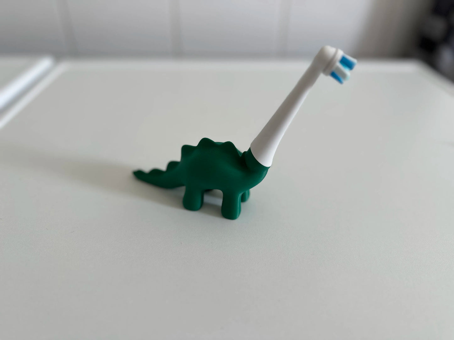 Oral-B and Philips Toothbrush Head Holder Dinosaur